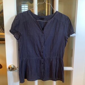 Brand: Banana Republic. Size: XL Color: navy, silver sparkly